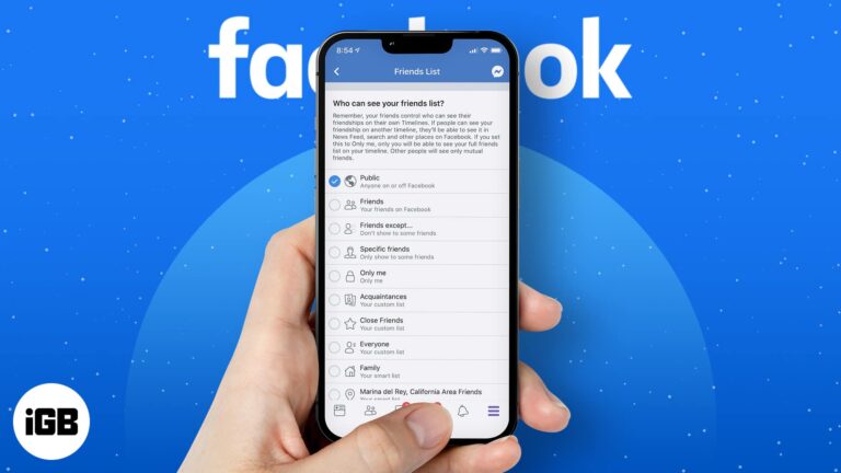 How to hide your Facebook friends list on iPhone