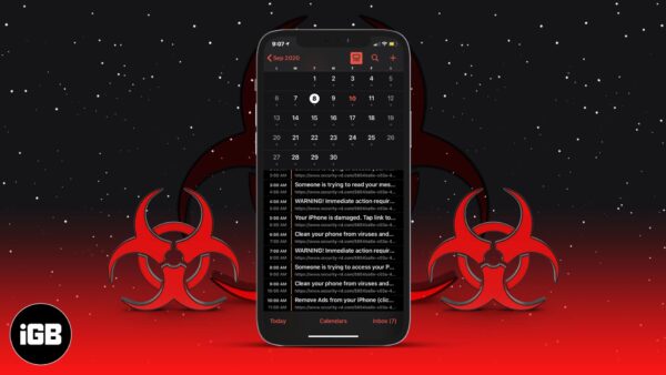 How to remove iphone calendar virus