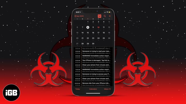 How to remove iPhone calendar virus