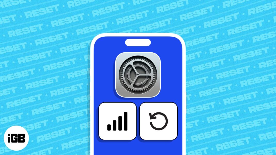 How to reset Network Settings on iPhone