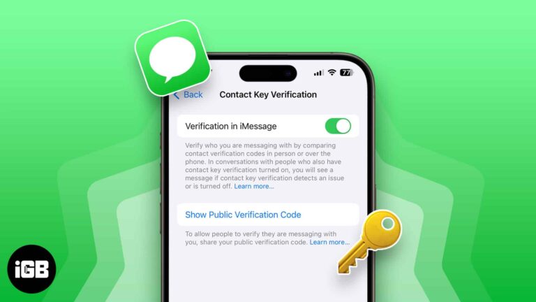 How to turn on iMessage Contact Key Verification in iOS 17.2