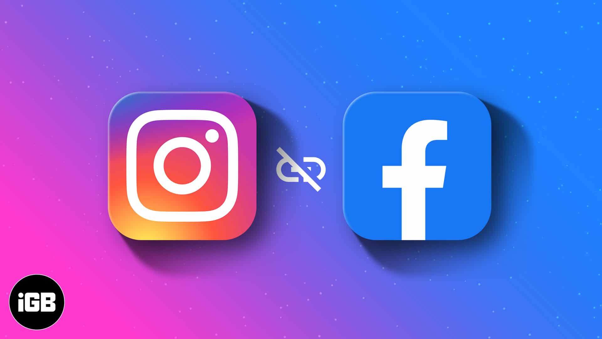 How to unlink facebook from instagram