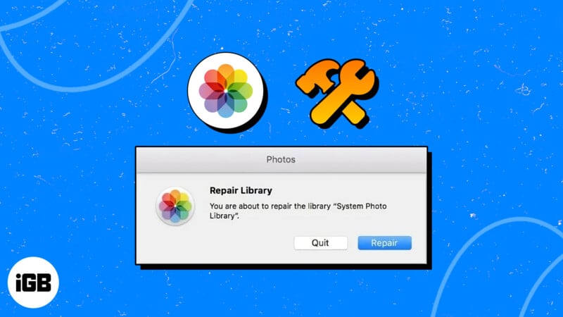 A Photos Repair Library Tool használata Mac rendszeren