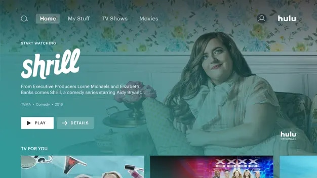 Hulu app for Apple TV