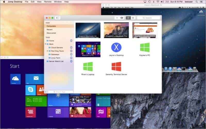Jump Desktop Screensharing App for Mac