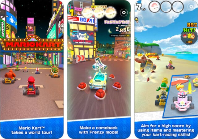 Mario Kart Tour Fun iPhone games to play