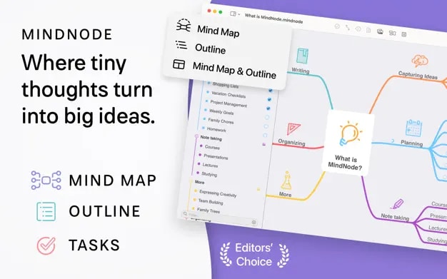 MindNode Mind Mapping Software for Mac