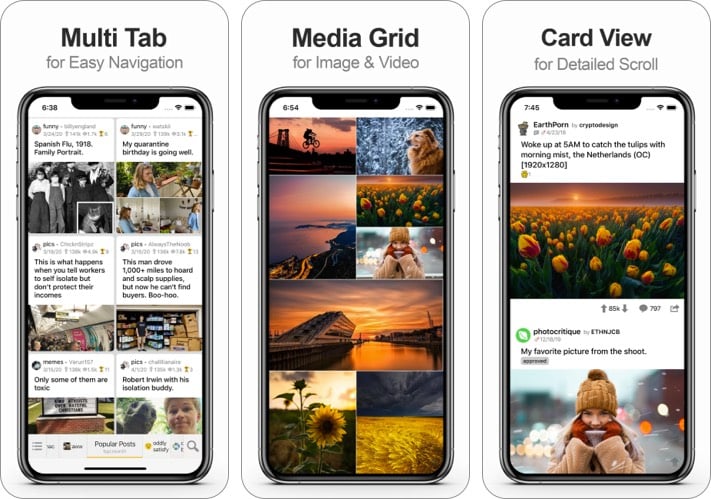MultiTab For Reddit Client IPhone And IPad App