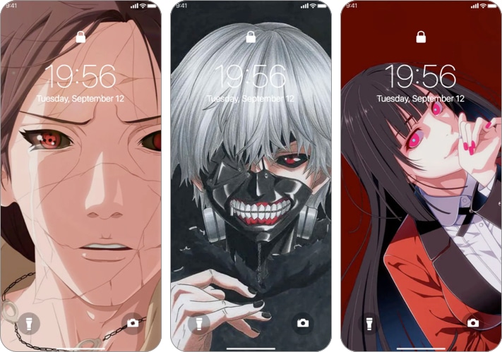 Otaku Anime Wallpapers HD iPhone iPad App Screenshot