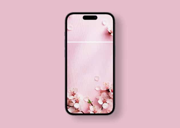 Pretty rose gold wallpaper for iPhone