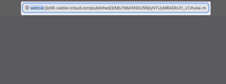 Webcal'ı silin və http ilə əvəz edin