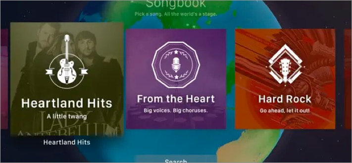 Smule Music app for Apple TV