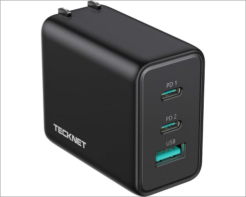 TECKNET USB-C charger for iPhone, iPad, and Mac
