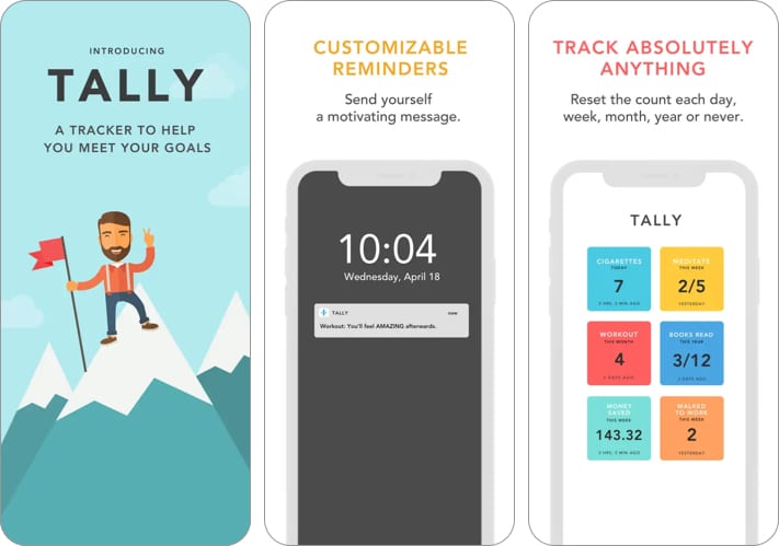 Tally app for iPhone and iPad screenshot