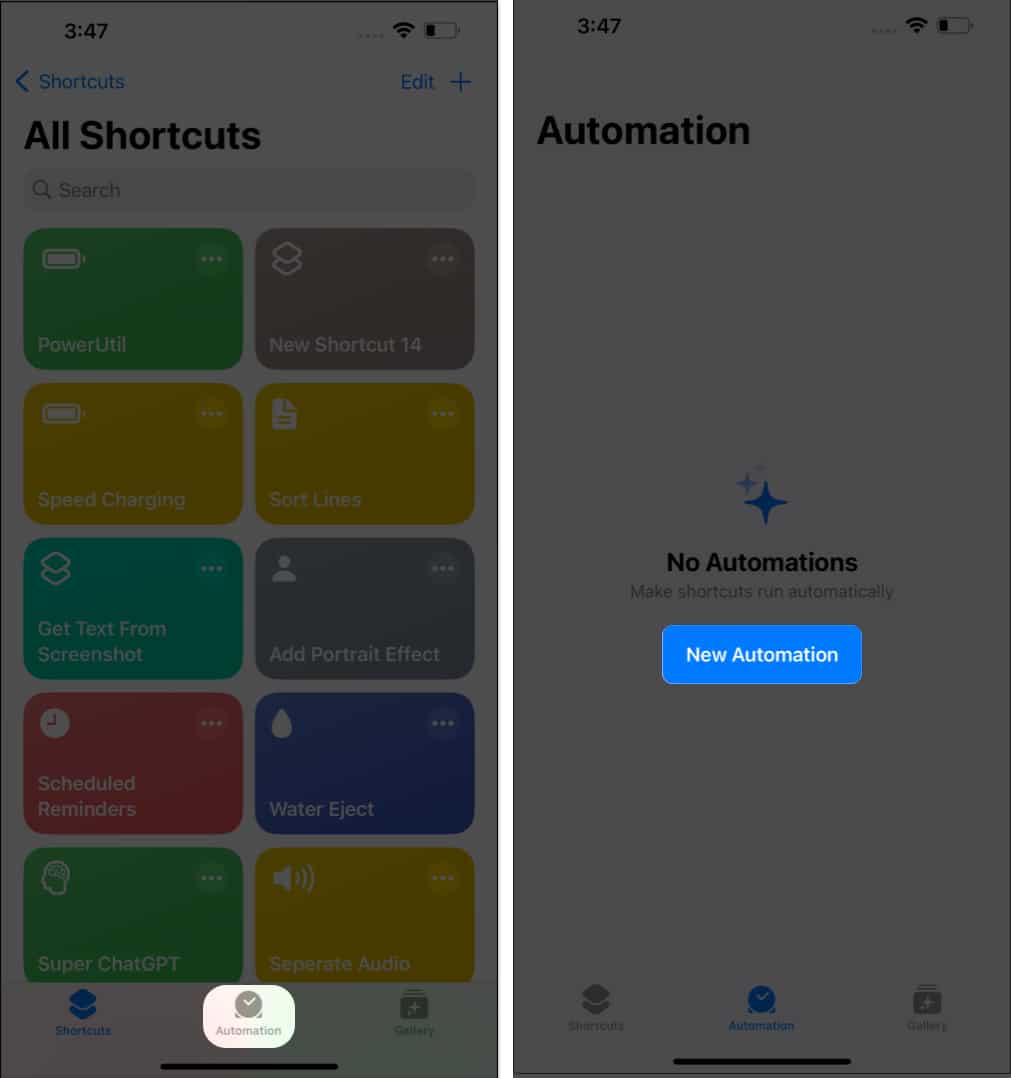 Tap Automation, New Automation