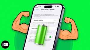 how to save battery health of iphone