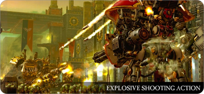 Warhammer 40000 AR game for iPhone and iPad
