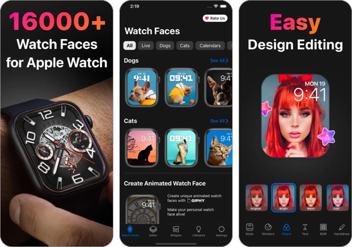Watch Faces Gallery & Creator app