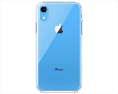 apple clear case for iphone xr