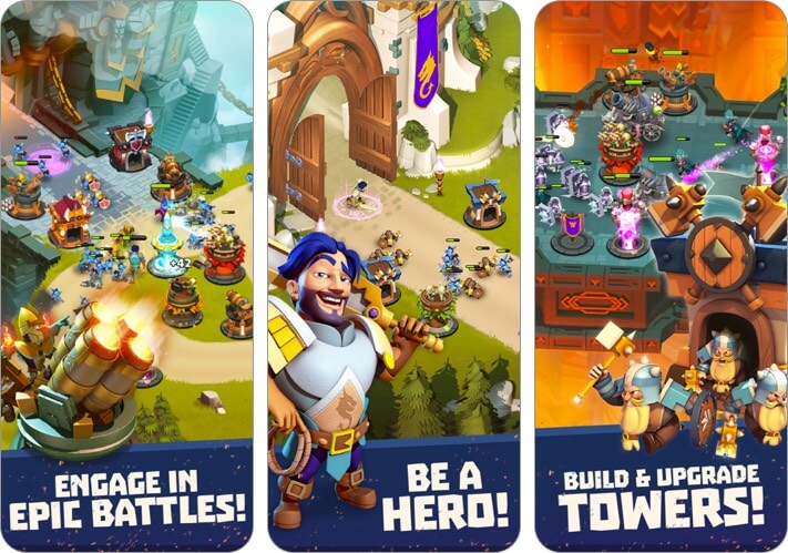 castle creeps iphone and ipad tower defense game screenshot