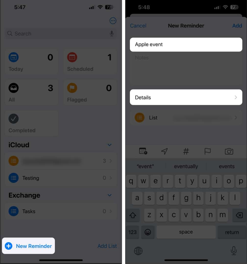 How to fix iPhone Reminders not working in iOS 17 or later - 87