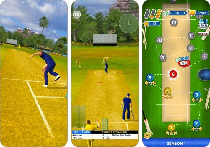cricket megastar iphone and ipad app screenshot