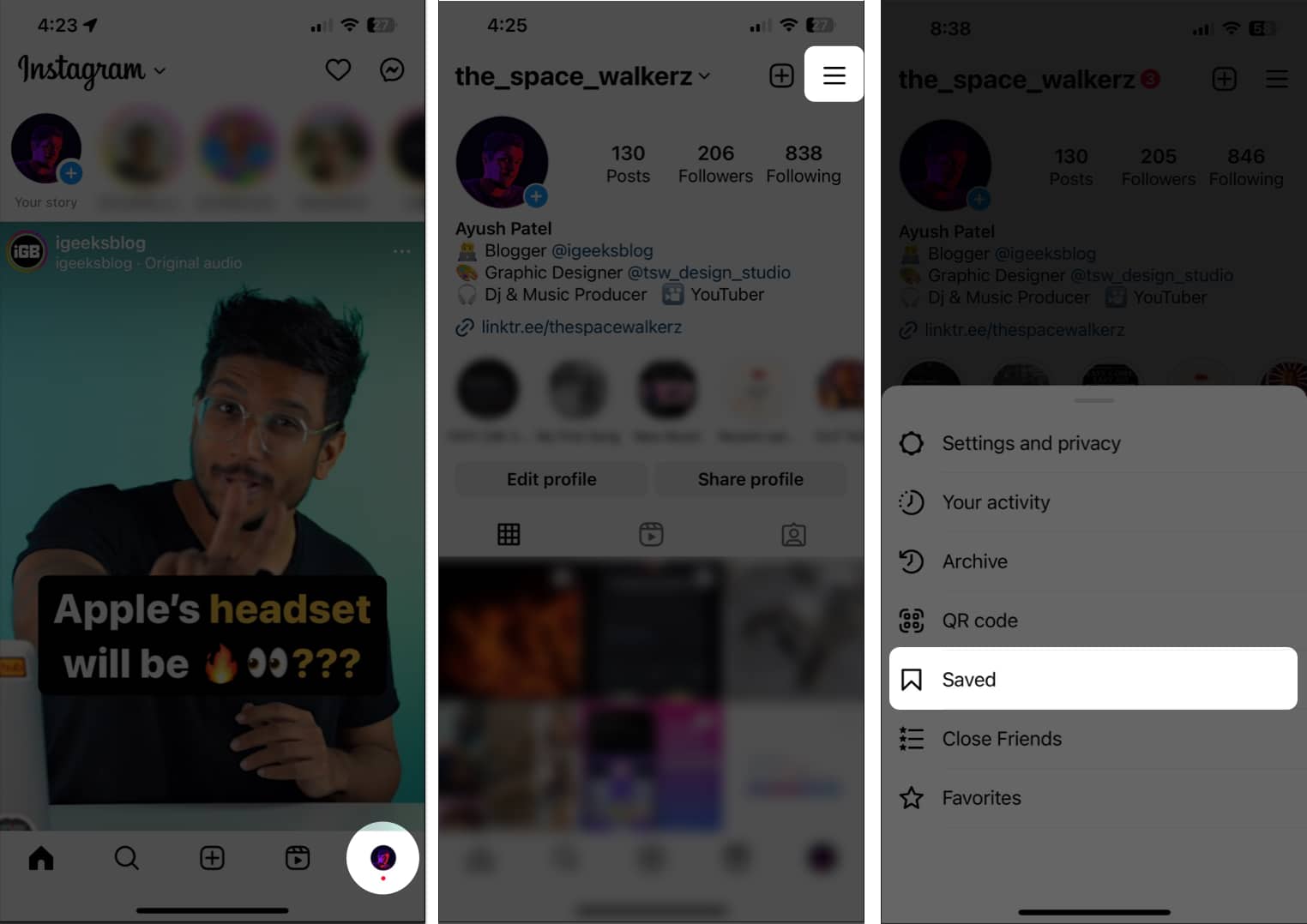 How to create collection of saved posts on Instagram from iPhone - 97