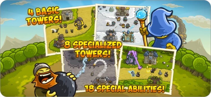 kingdom rush iphone and ipad tower defense game screenshot