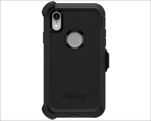 otterbox defender series iphone xr belt clip case