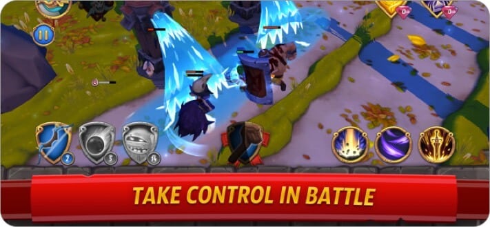royal revolt 2 tower defense iphone and ipad game screenshot