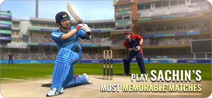 sachin saga cricket champions iphone and ipad cricket game screenshot