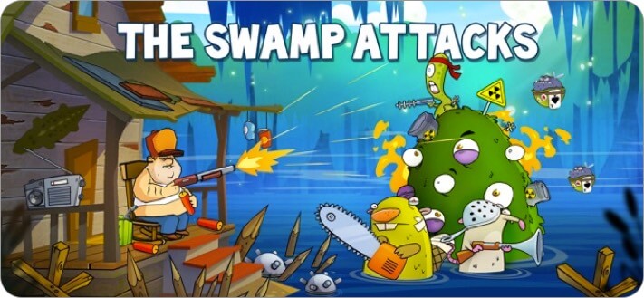 swamp attack iphone and ipad tower defense game screenshot