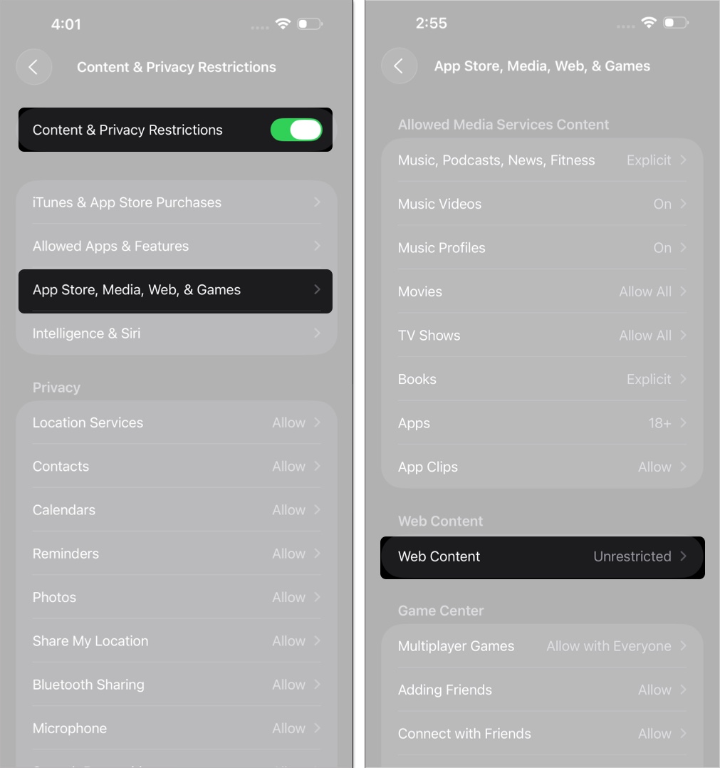 Why is "Clear History and Website Data" Greyed Out?
