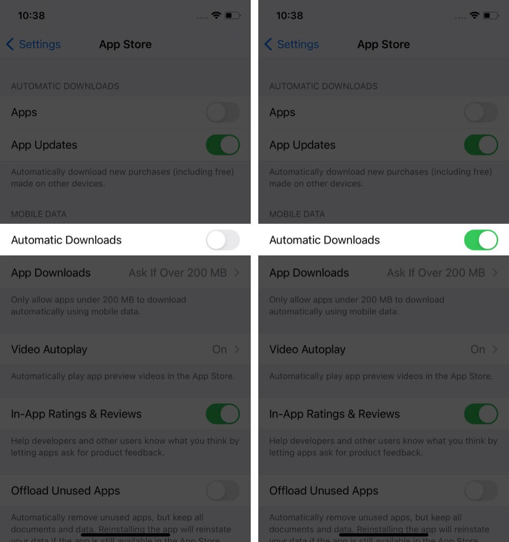 Turn On Automatic Downloads to Update Apps Automatically on iPhone