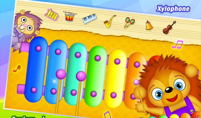 123 Kids Fun MUSIC iPhone and iPad Game Screenshot
