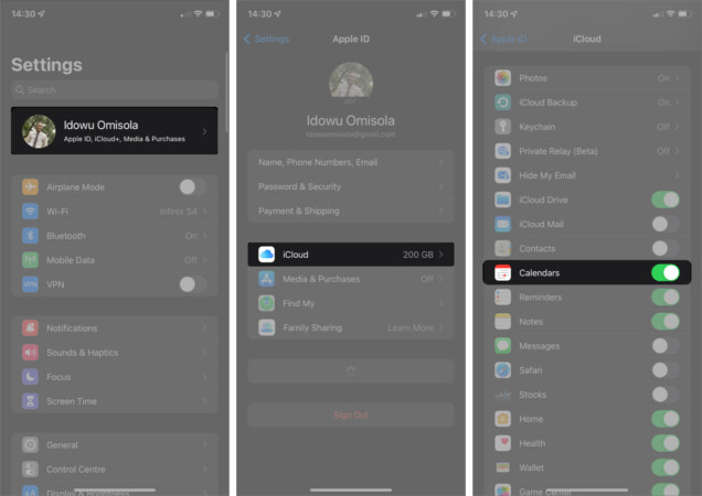 Calendar alerts not working on iPhone or iPad 12 Fixes Activate calendar in iCloud on iPhone