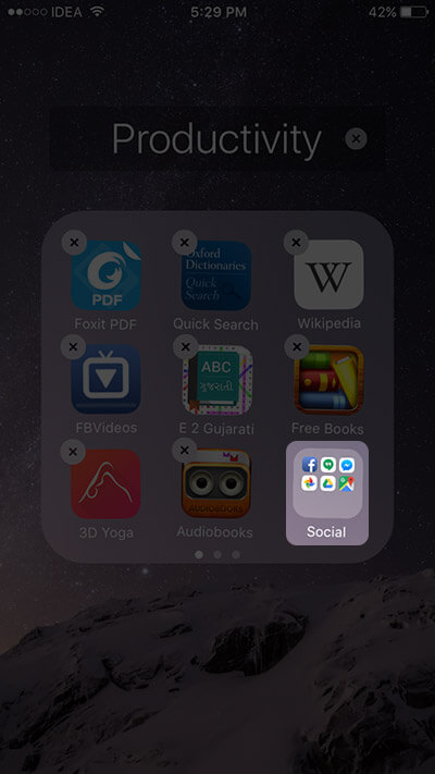 Add Nested Folders in iOS 9 on iPhone and iPad