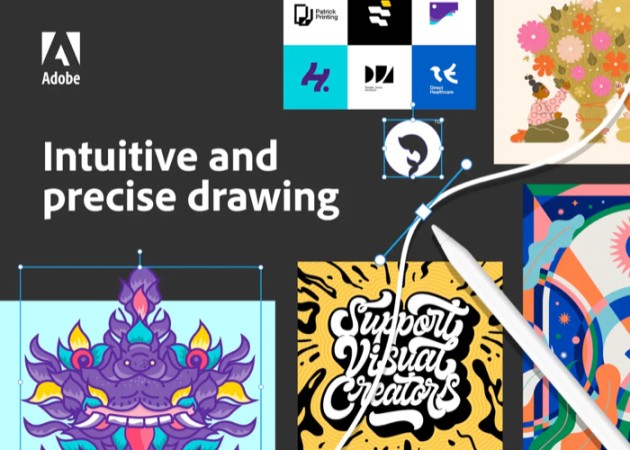 Adobe Illustrator drawing iPad app screenshot