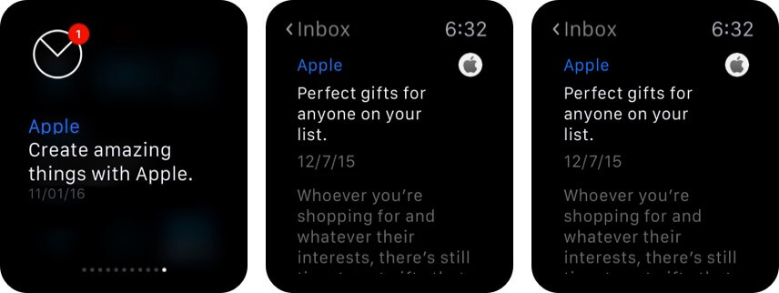 Airmail Gmail Outlook Mail app for Apple Watch