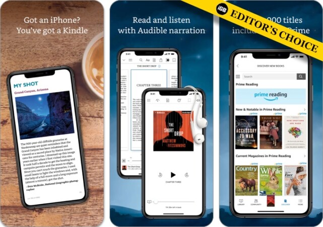 Amazon kindle for iPhone and iPad