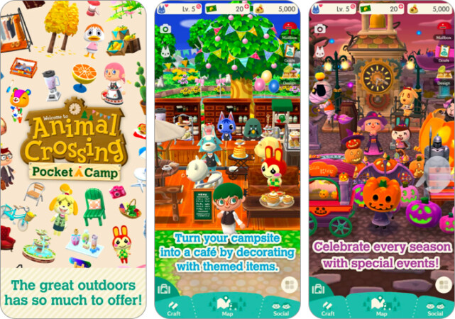 Animal Crossing - Pocket Camp simulation game for iOS