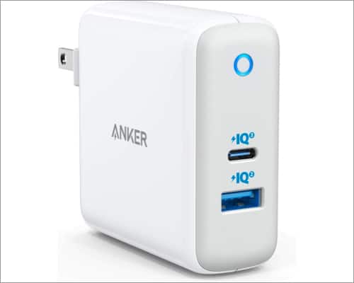 Anker 60W portable wall charger for iPhone