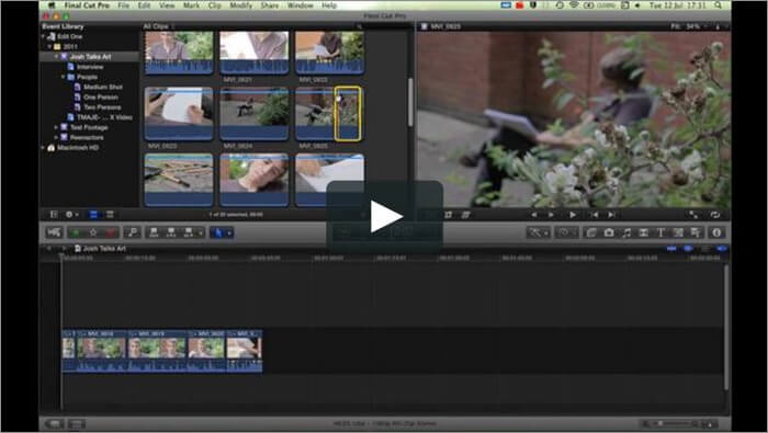 Apple Final Cut Pro Video Editing Software for Mac