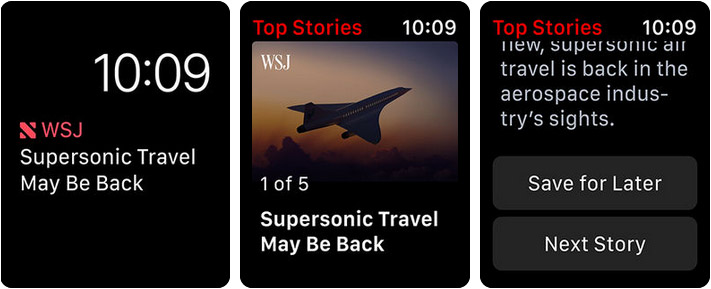 Apple News Apple Watch App Screenshot