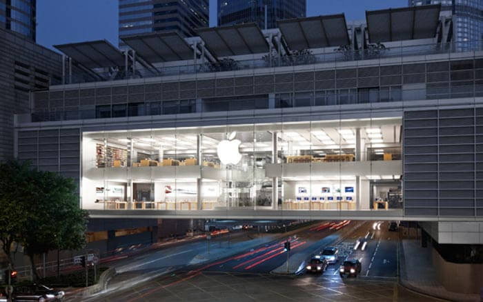 Apple Store at IFC Mall Hong Kong