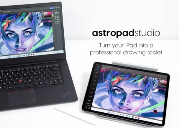 Astropad Studio drawing iPad app screenshot