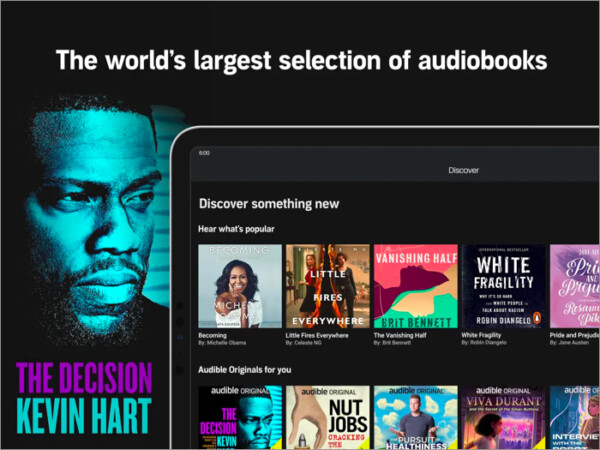 Audible best iPad app for audiobooks