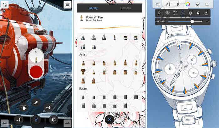 Autodesk SketchBook iPad Pro App Screenshot
