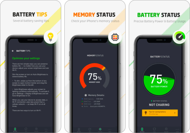 Battery Life Doctor Pro app for iPhone