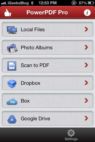 Create PDF Files Quickly On iPhone With PowerPDF Pro - 88